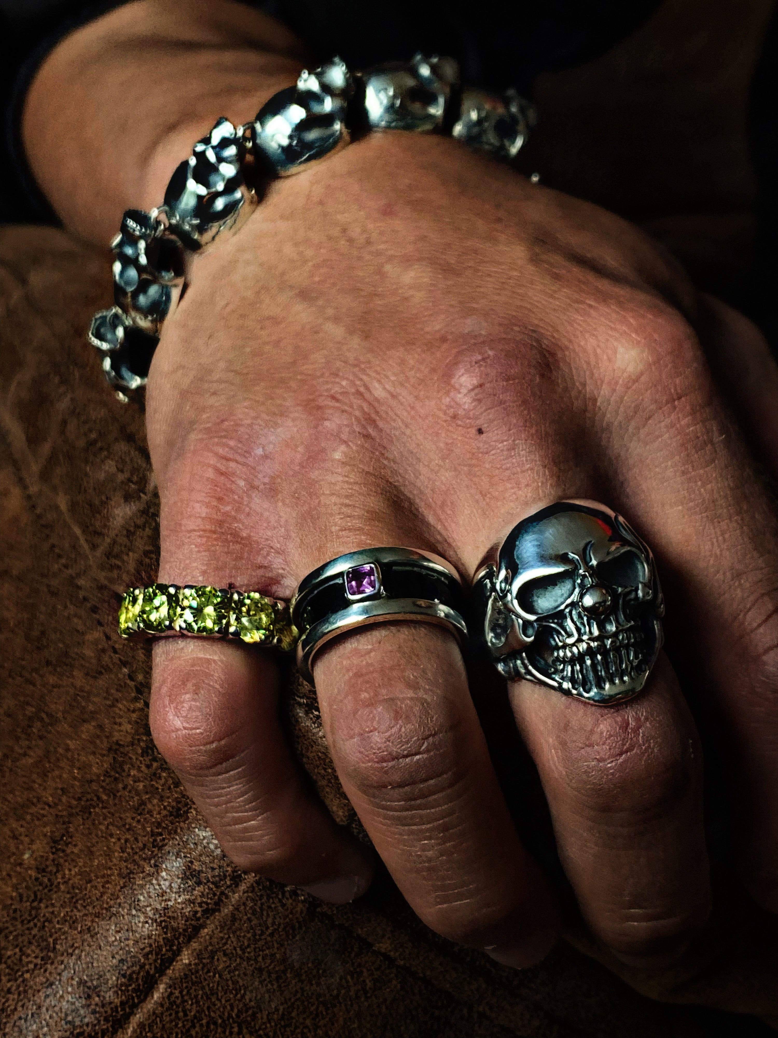 Scar skull bracelet