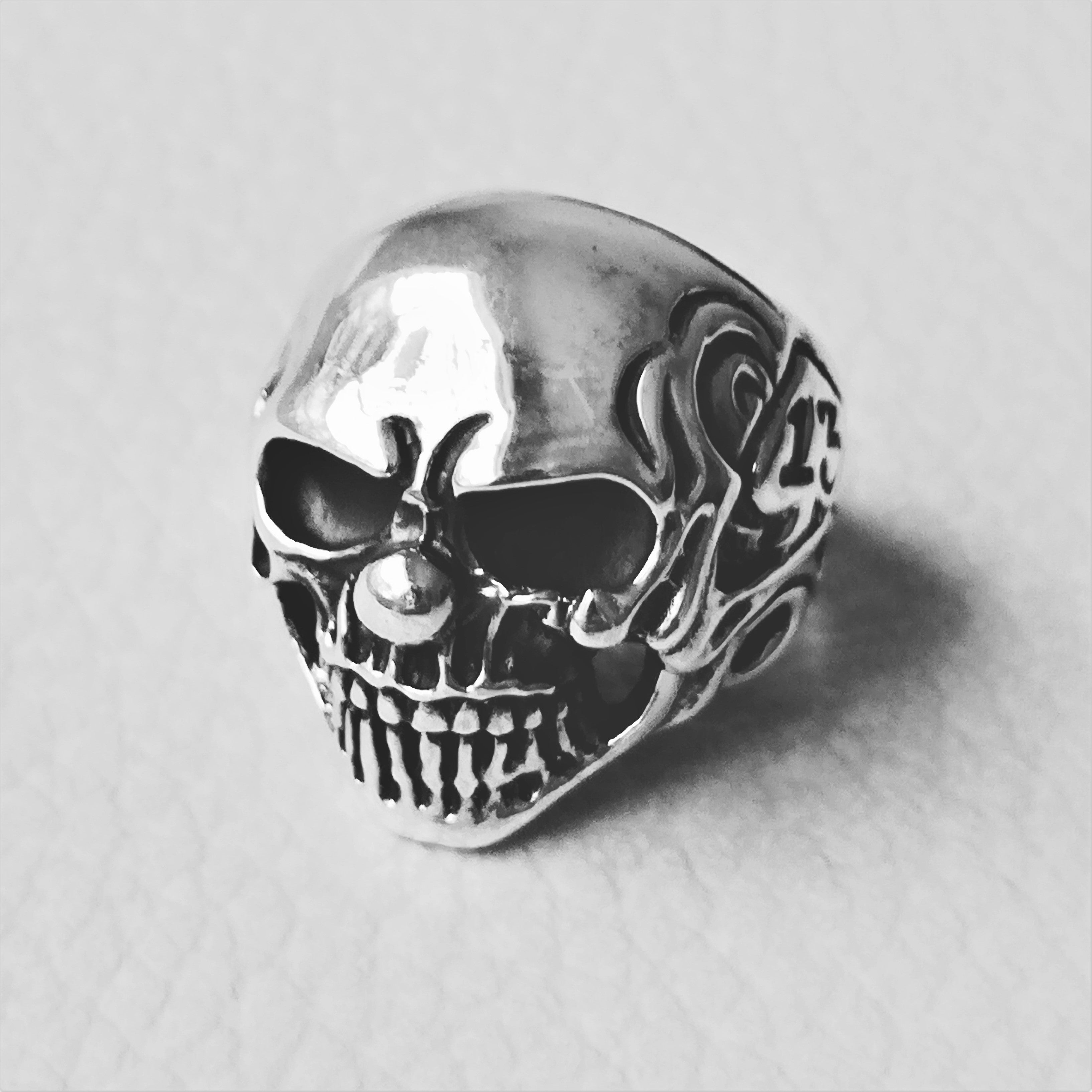 Joker Skull Ring