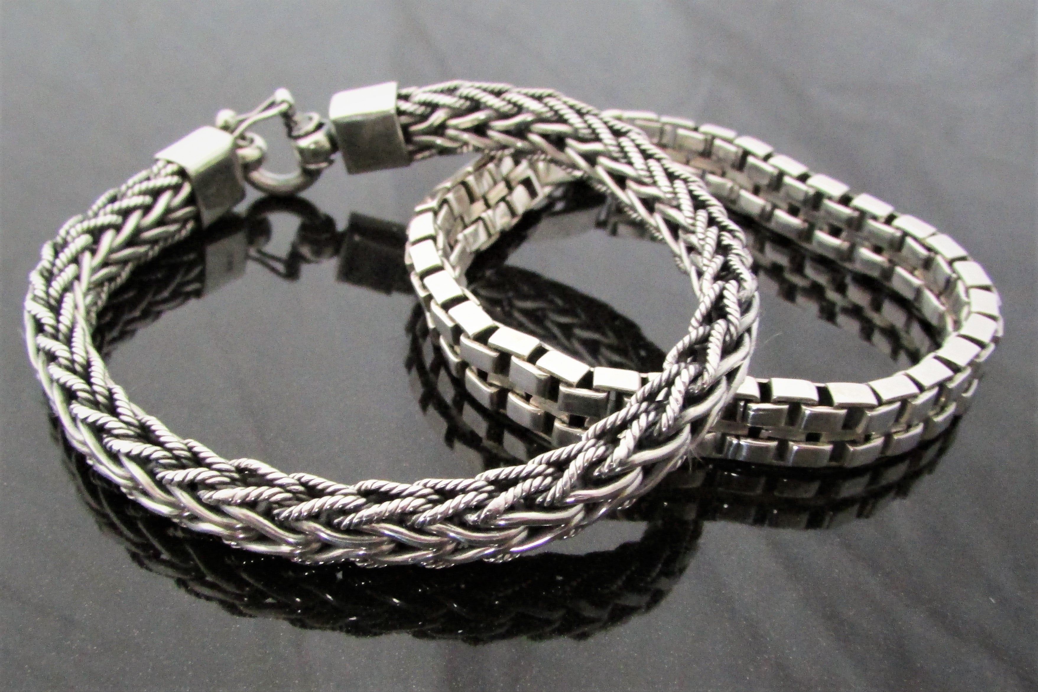 Double Square Box Bracelet