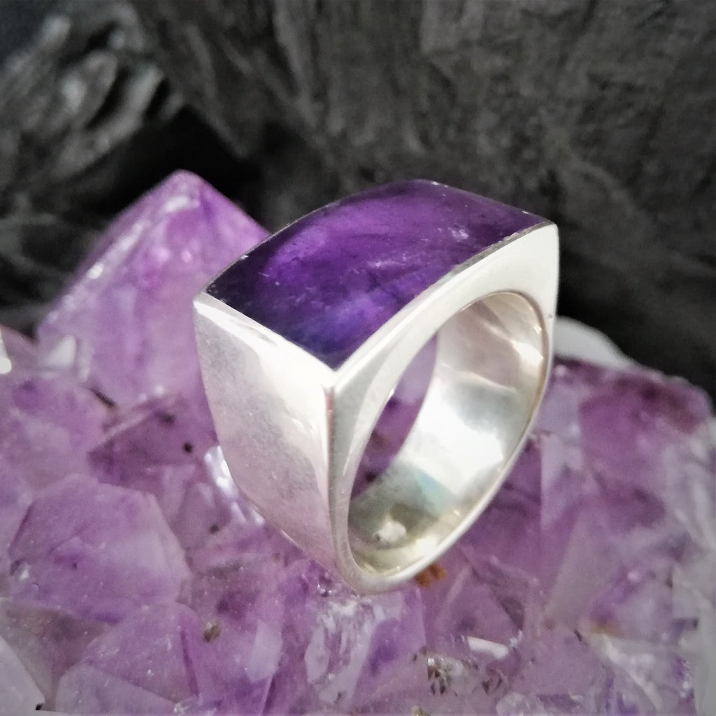 Stone Ring Amatista